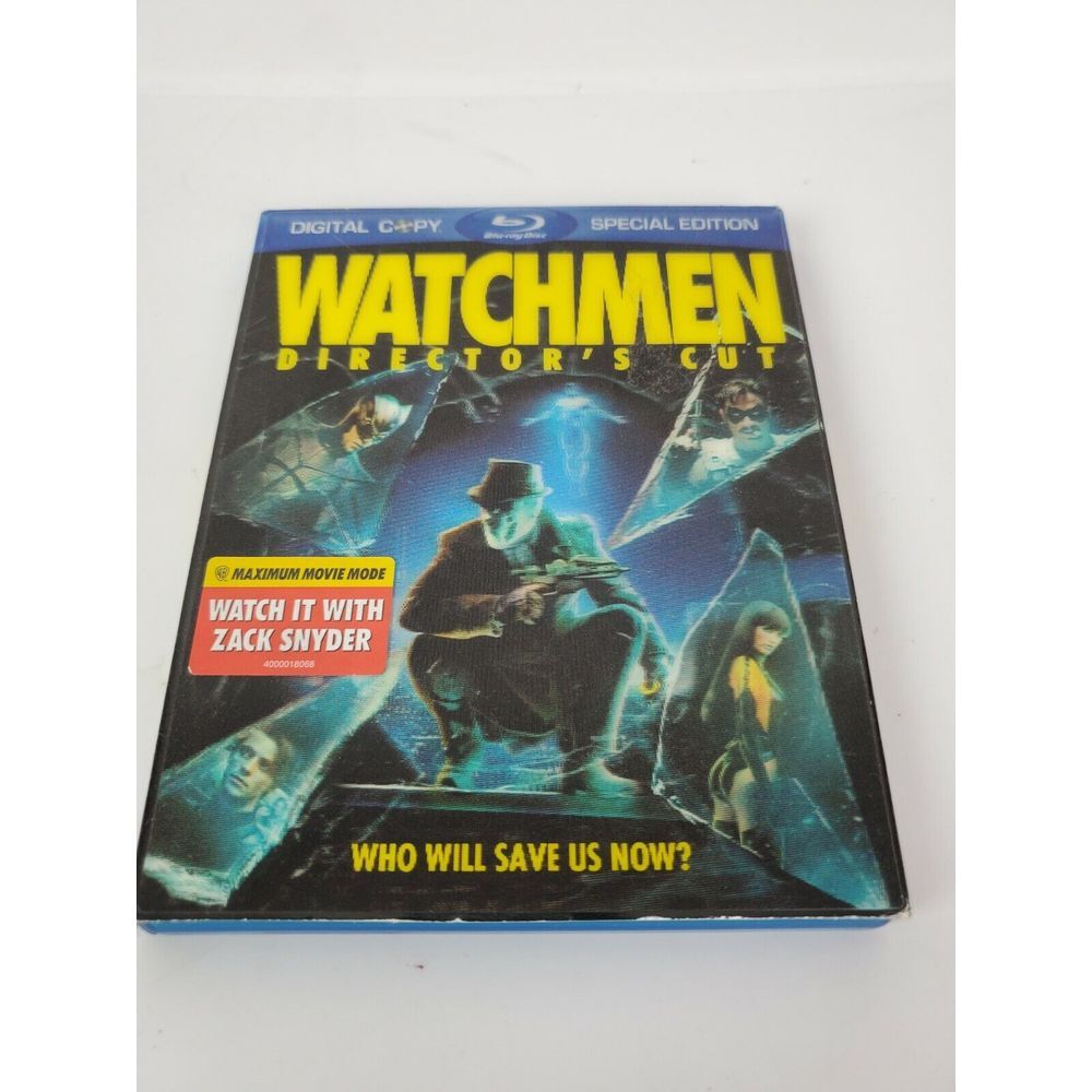 Watchmen Director's Cut Blu-ray DVD Patrick Wilson, Jeffrey Dean Morgan